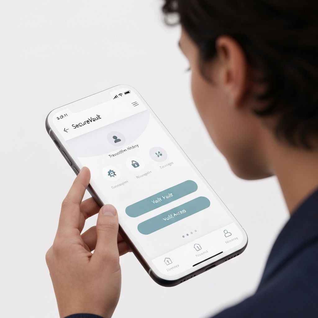 SecureVault Product Mockup
